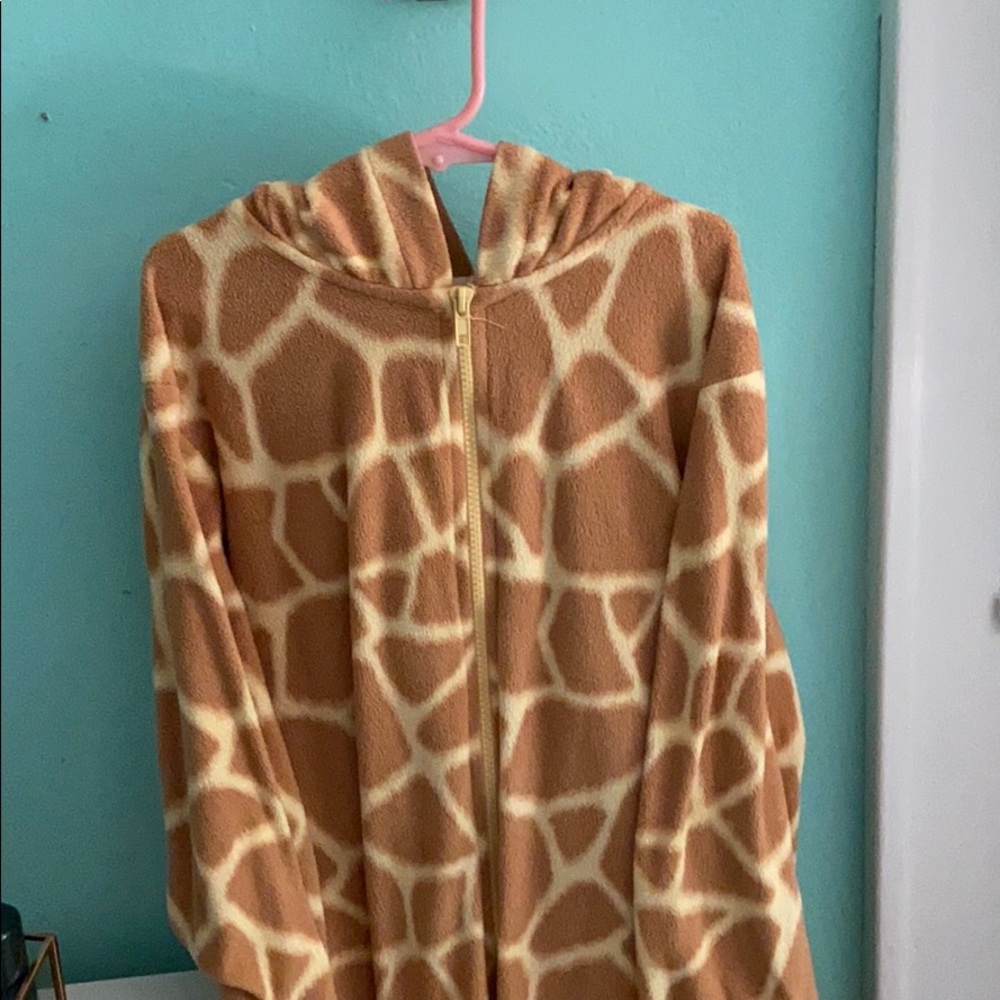 girrafe pajama onsie
